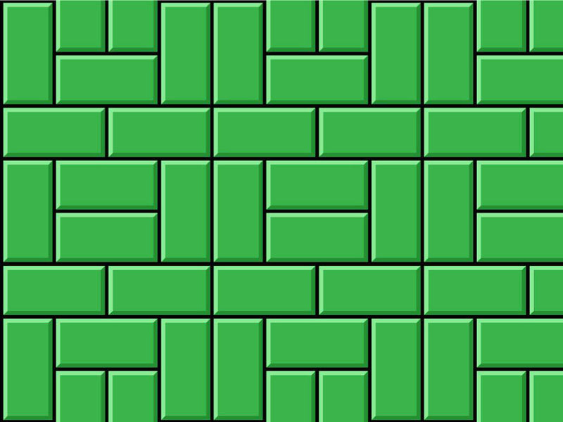 Green Brick Vinyl Wrap Pattern~Rwraps Series 914 Digitally Printed Vinyl Wrap~0