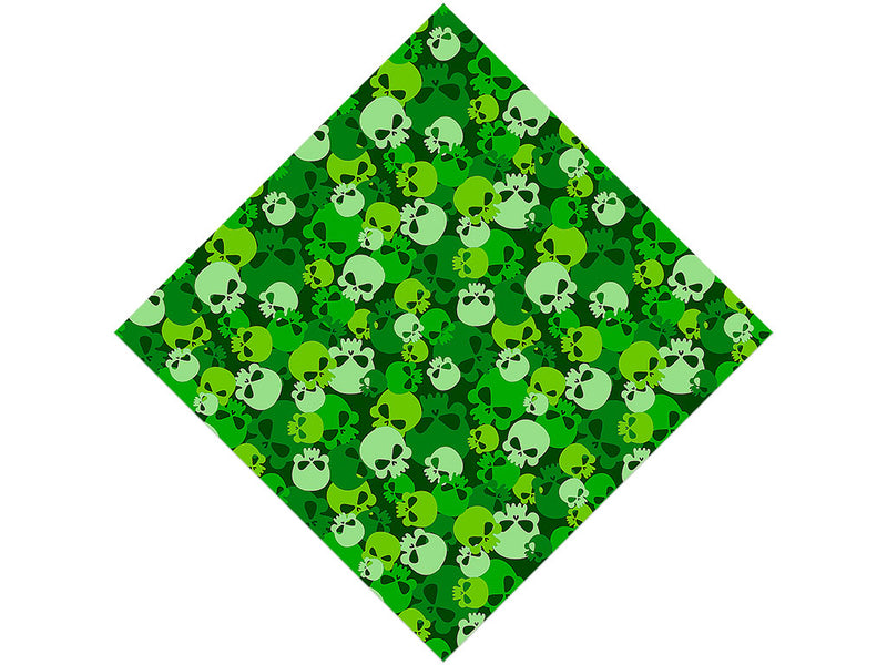 Green Calvaria Halloween Vinyl Wrap Pattern