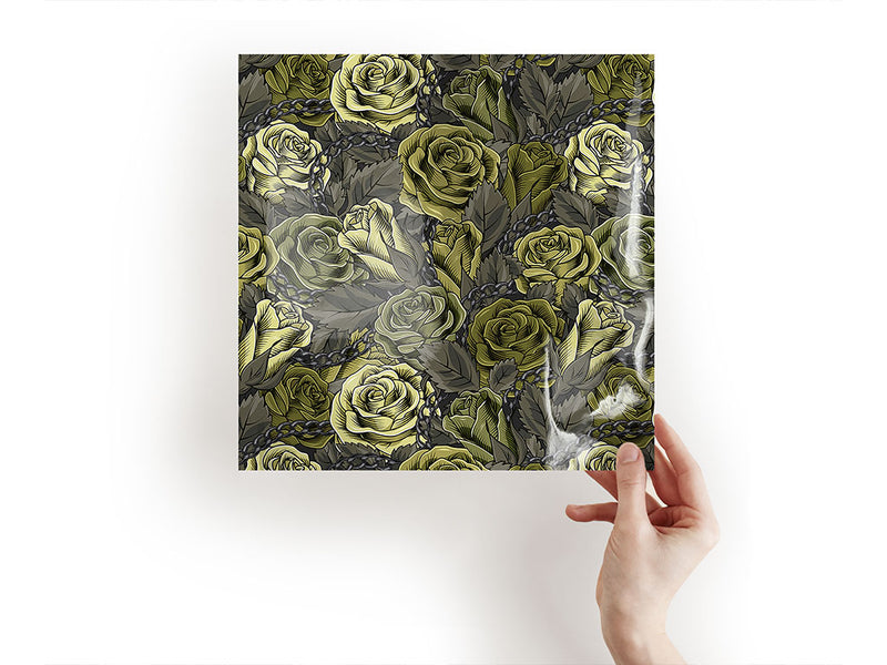 green chain floral Craft Sheets