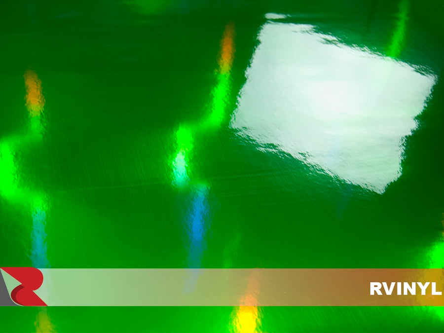 Rwraps™ Reflective Green Holographic Chrome