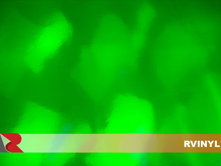 Green Holographic Chrome Car Wrap Film