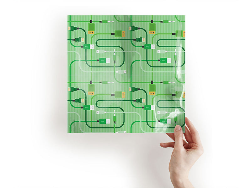 Green Cords Technology Vinyl Wraps~Rwraps Series 914 Digitally Printed Vinyl Wrap~1