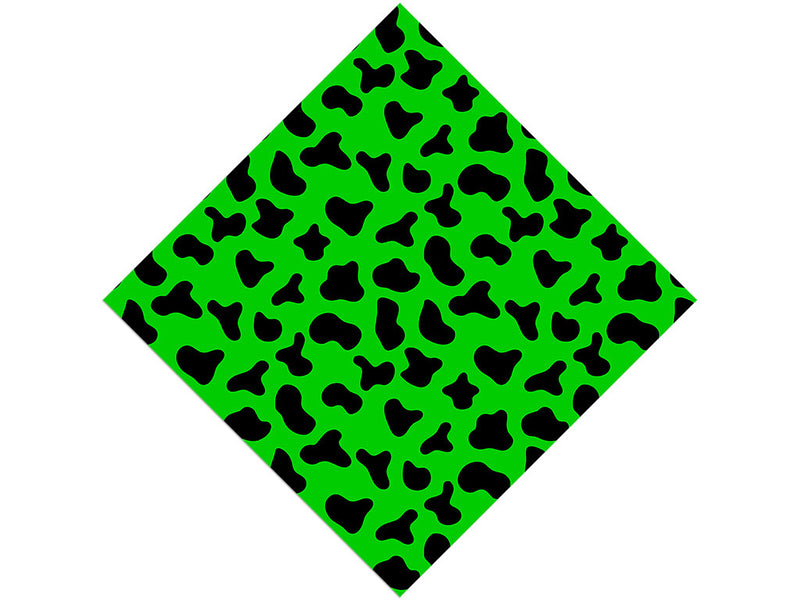 Green Cow Vinyl Wrap Pattern