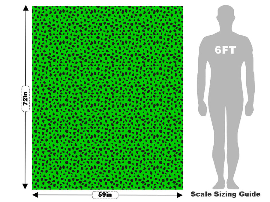 Green Dalmation Vehicle Wrap Scale~Rwraps Series 914 Green Dalmation Measurements~2