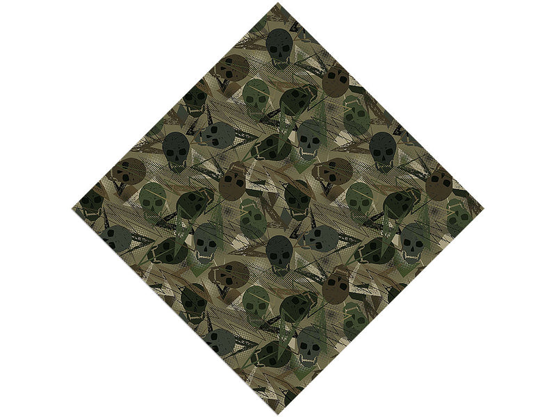 Green Decomposition Halloween Vinyl Wrap Pattern
