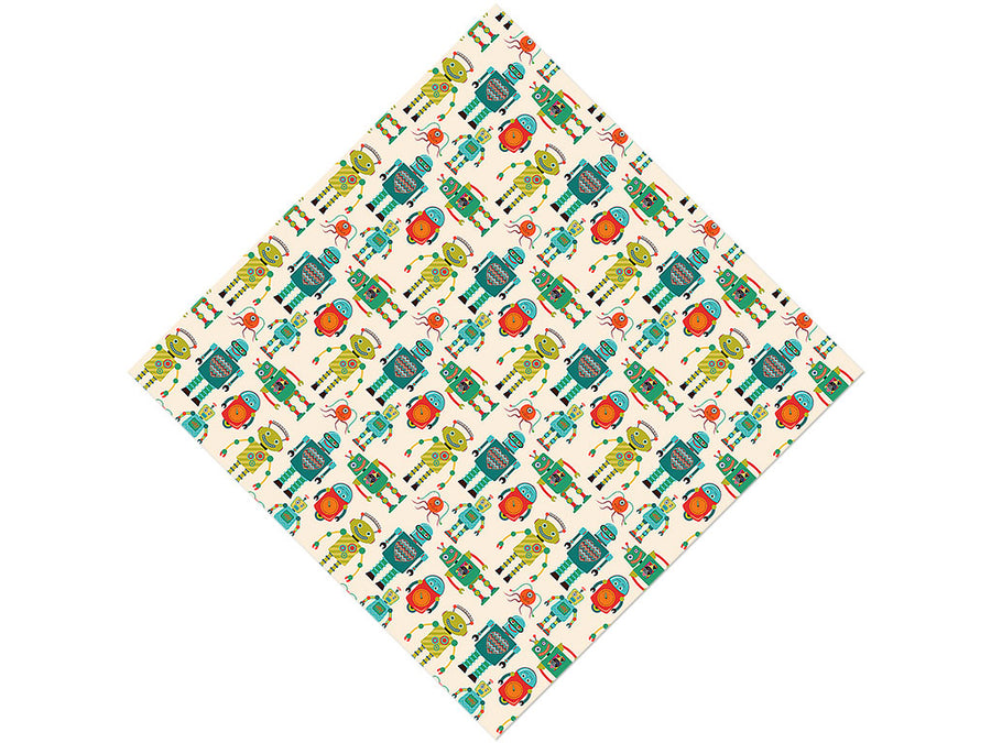 Green Gearheads Science Fiction Vinyl Wrap Pattern