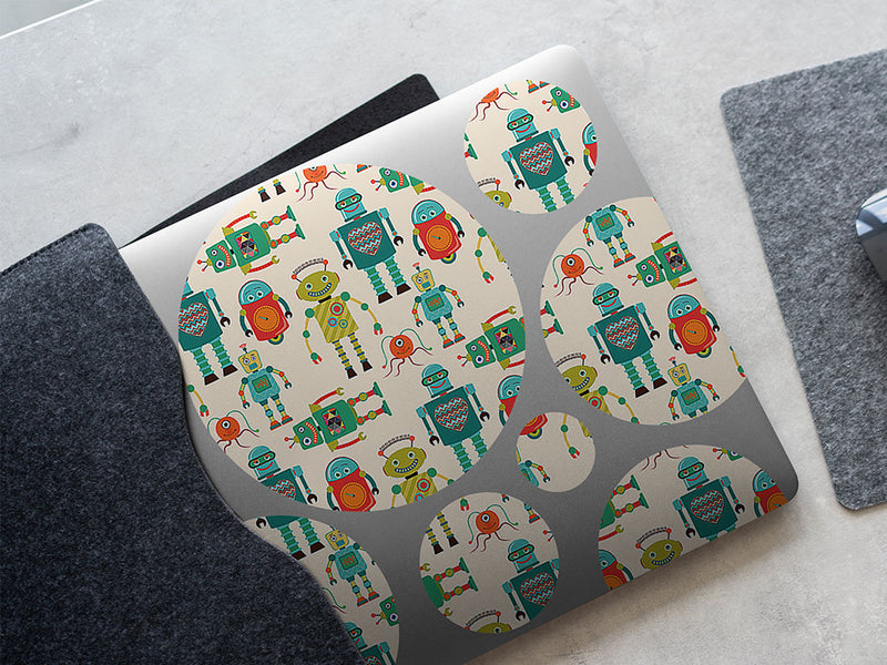 green gearheads science fiction DIY Laptop Stickers