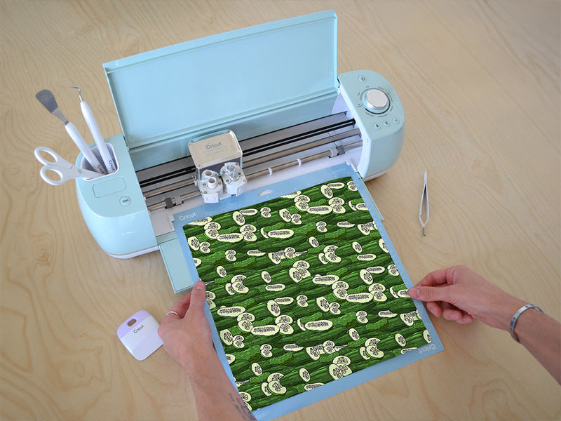 green improved vegetable Cricut Compatible Vinyl