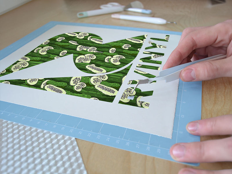 green improved vegetable Easy Weed Craft Vinyl