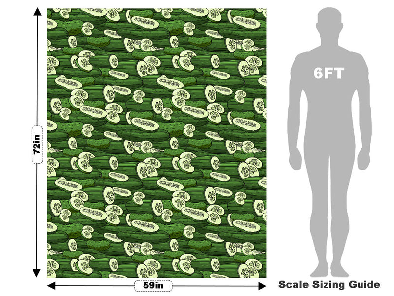 Green Improved Vegetable Vehicle Wrap Scale~Rwraps Series 914 Green Improved Vegetable Measurements~1