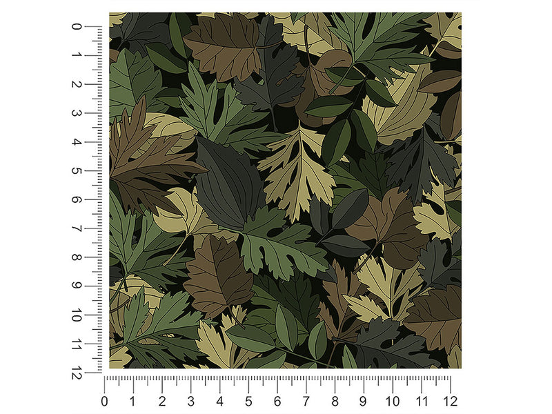 green leaf floral 1ft x 1ft Craft Sheets