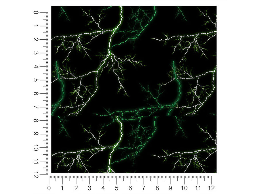green lightning lightning 1ft x 1ft Craft Sheets