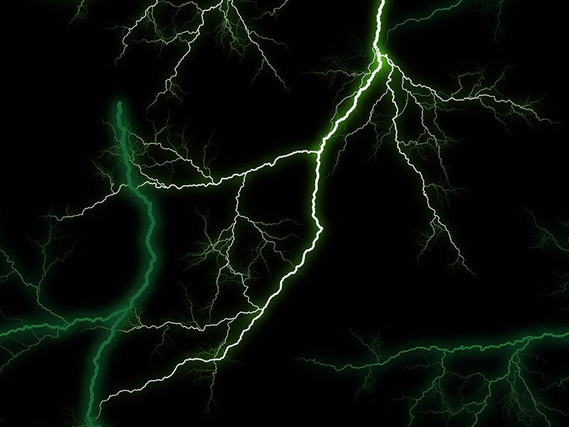 Green Lightning Vinyl Wrap Pattern~Rwraps Series 914 Digitally Printed Vinyl Wrap~0