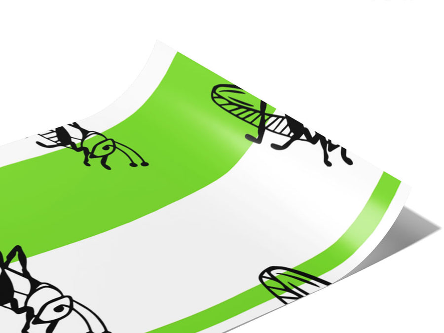 Green Locusts Bug Vinyl Wraps~Rwraps Series 914 Digitally Printed Vinyl Wrap~0