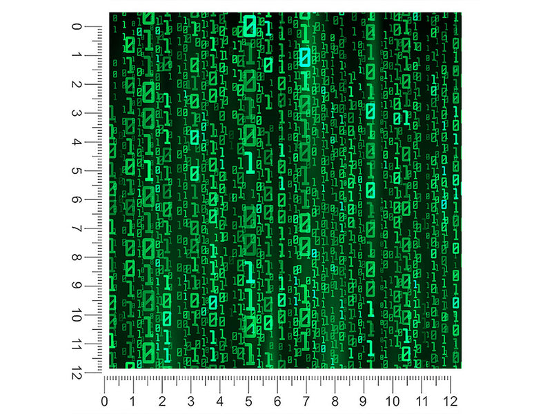 Green Matrix Technology Vehicle Wrap Scale~Rwraps Series 914 Green Matrix Technology Measurements~2