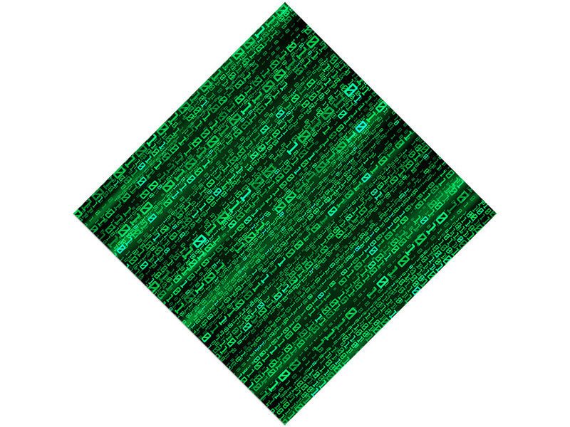 Green Matrix Technology Vinyl Wrap Pattern~Rwraps Series 914 Digitally Printed Vinyl Wrap~0