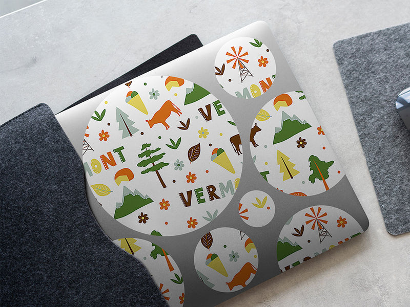 green mountain DIY Laptop Stickers