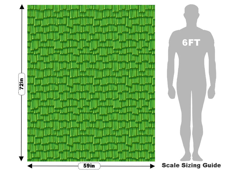 Green Shake Tile Vehicle Wrap Scale~Rwraps Series 914 Green Shake Tile Measurements~2