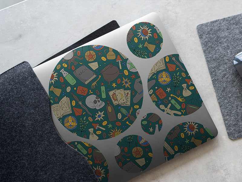 green snips horror DIY Laptop Stickers