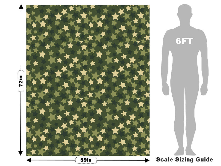 Green Stars Americana Vehicle Wrap Scale~Rwraps Series 914 Green Stars Americana Measurements~2