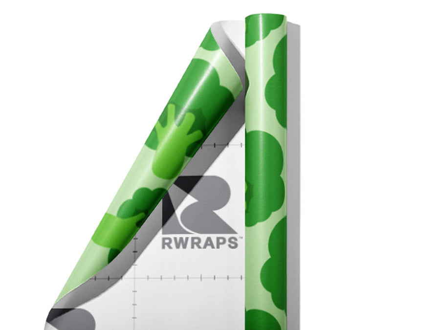 Green Sun King Vegetable Wrap Film Sheets~Rwraps Series 914 Green Sun King Vegetable Scrolled Sheet~3