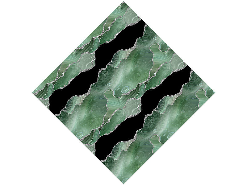Green Tea Gemstone Vinyl Wrap Pattern