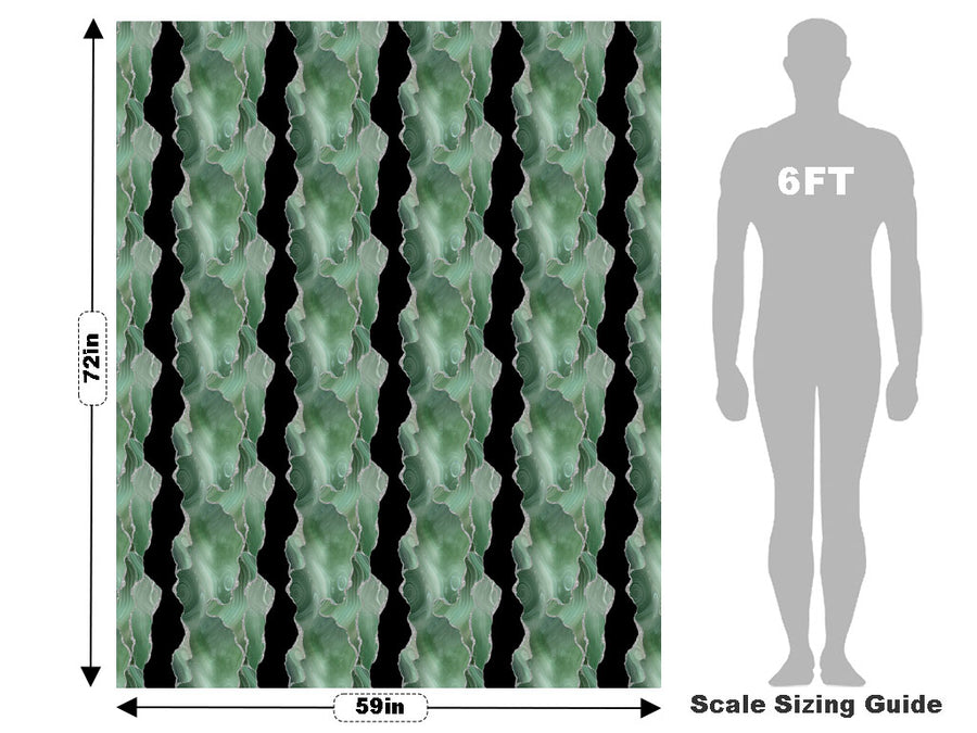 Green Tea Gemstone Vehicle Wrap Scale~Rwraps Series 914 Green Tea Gemstone Measurements~1