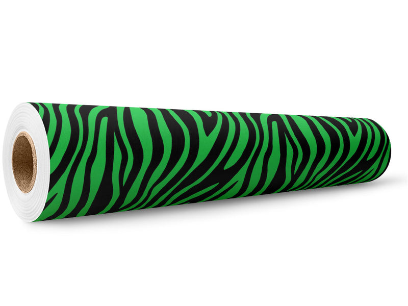 Green Zebra Wrap Film Wholesale Roll~Rwraps Series 914 Digitally Printed Vinyl Roll~6