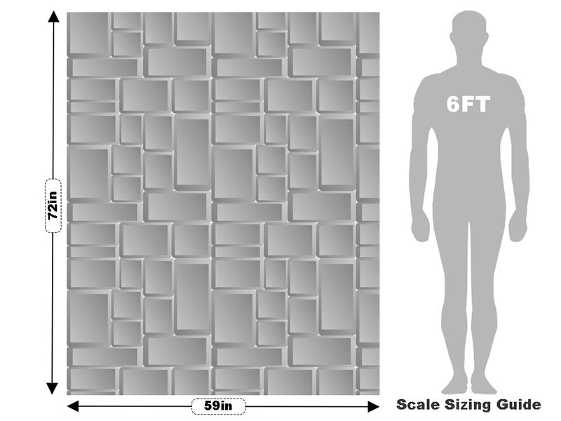 Grey Brick Vehicle Wrap Scale~Rwraps Series 914 Grey Brick Measurements~2