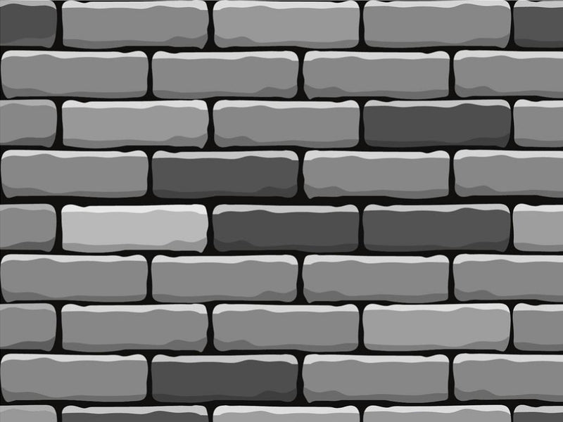 Grey Brick Vinyl Wrap Pattern~Rwraps Series 914 Digitally Printed Vinyl Wrap~0