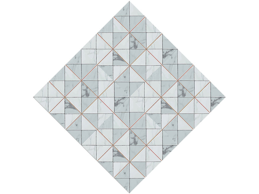 Grey Diamonds Tile Vinyl Wrap Pattern