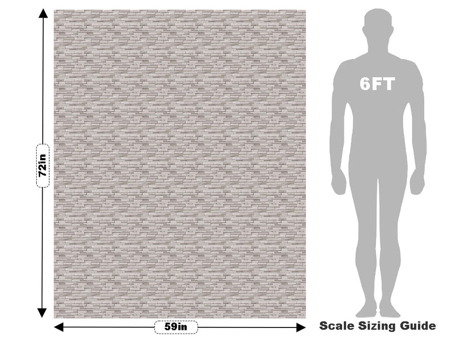 Grey Brick Vehicle Wrap Scale~Rwraps Series 914 Grey Brick Measurements~2
