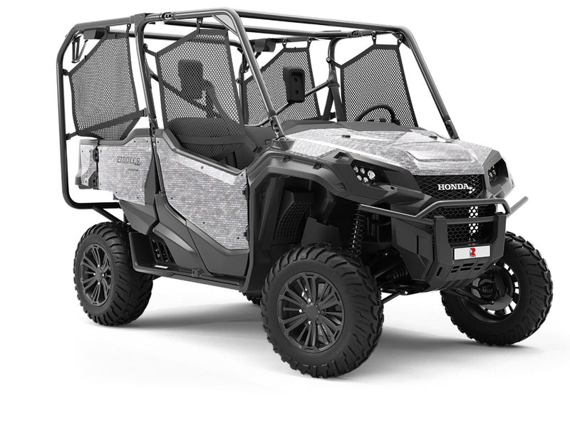 Grey Brick Utility Vehicle Vinyl Wrap