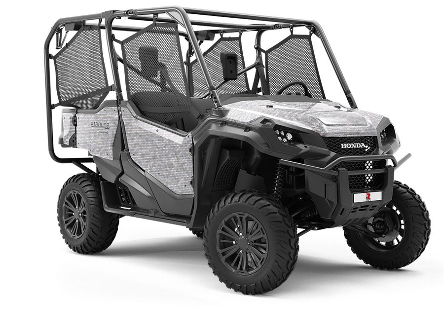 Grey Brick Utility Vehicle Vinyl Wrap