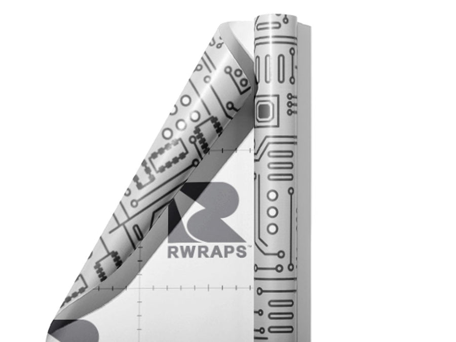 Grey Love Technology Wrap Film Sheets~Rwraps Series 914 Grey Love Technology Scrolled Sheet~4