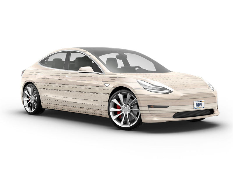 Grey Wood Plank Vehicle Vinyl Wrap