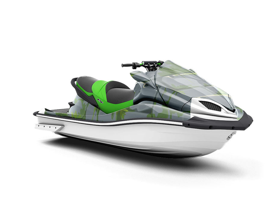 Grey Mossy Brick Jet Ski Vinyl Customized Wrap