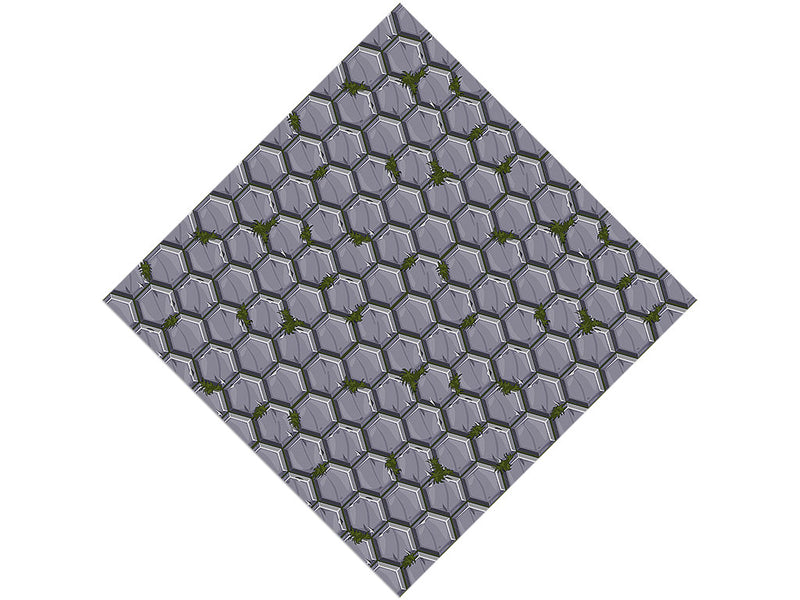 Grey Mossy Brick Vinyl Wrap Pattern