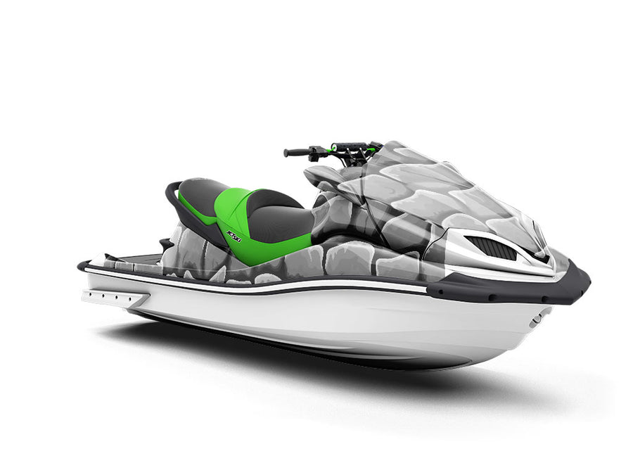 Grey Cobblestone Jet Ski Vinyl Customized Wrap