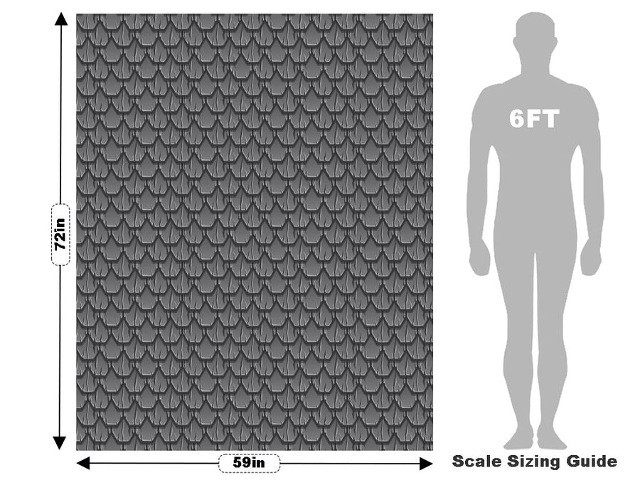 Grey Scaled Tile Vehicle Wrap Scale~Rwraps Series 914 Grey Scaled Tile Measurements~2