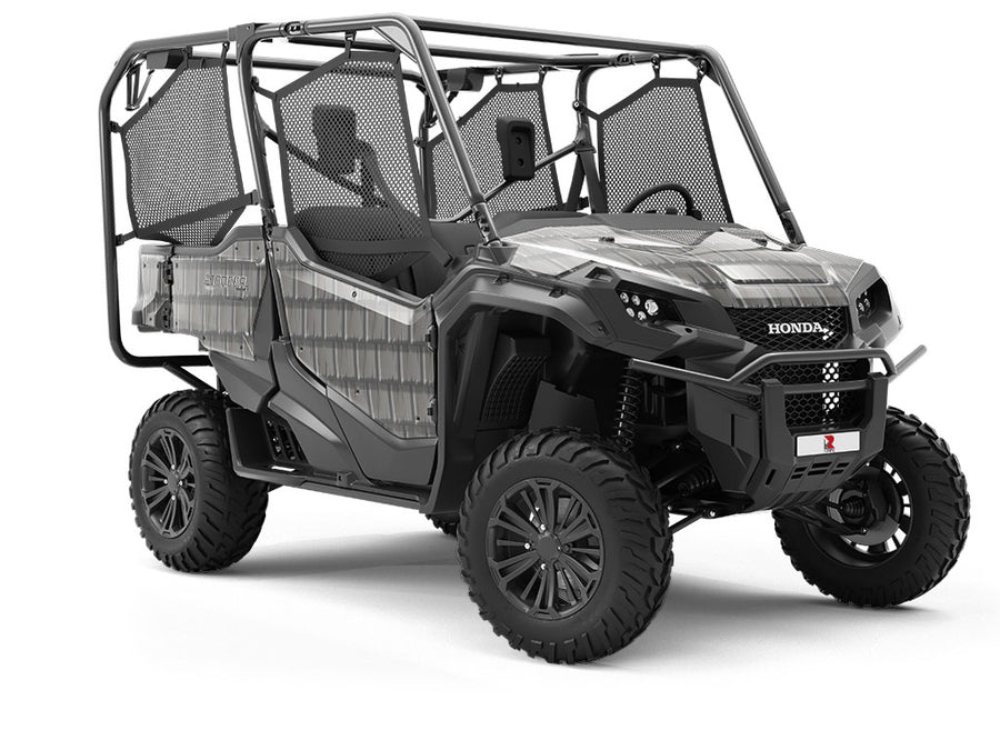 Grey Shake Tile Utility Vehicle Vinyl Wrap