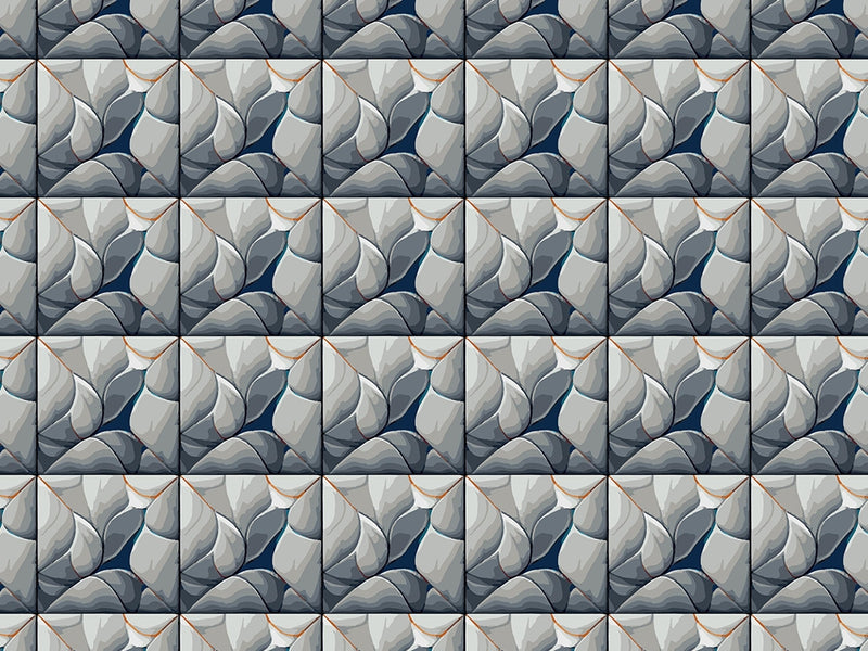 Grey Square Tile Vinyl Wrap Pattern~Rwraps Series 914 Digitally Printed Vinyl Wrap~0