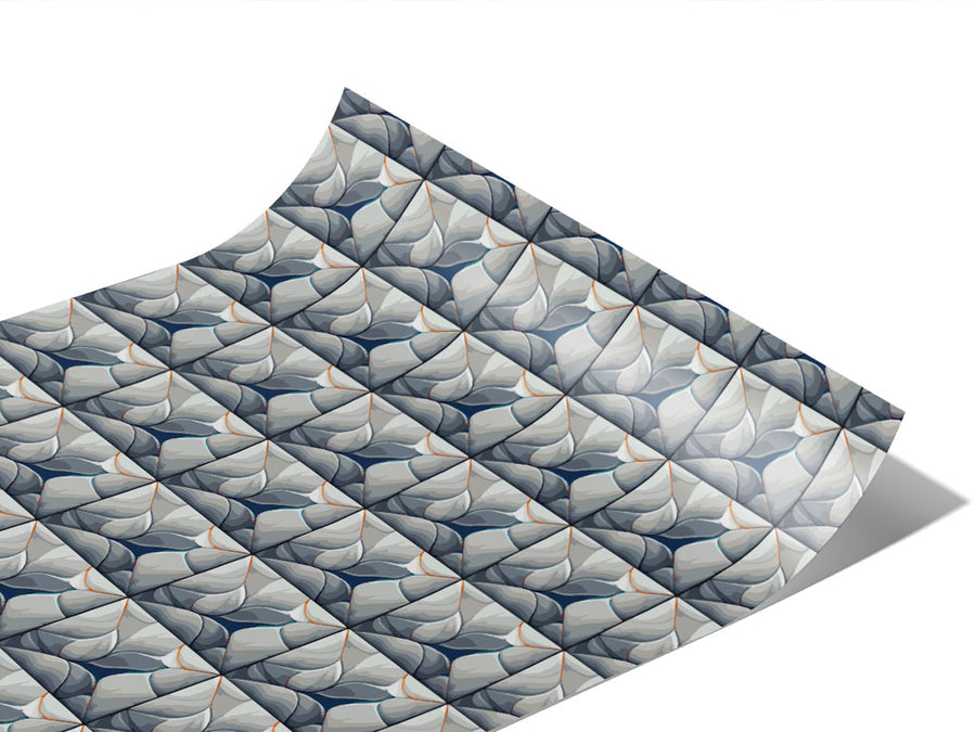 Grey Square Tile Vinyl Wraps~Rwraps Series 914 Digitally Printed Vinyl Wrap~1