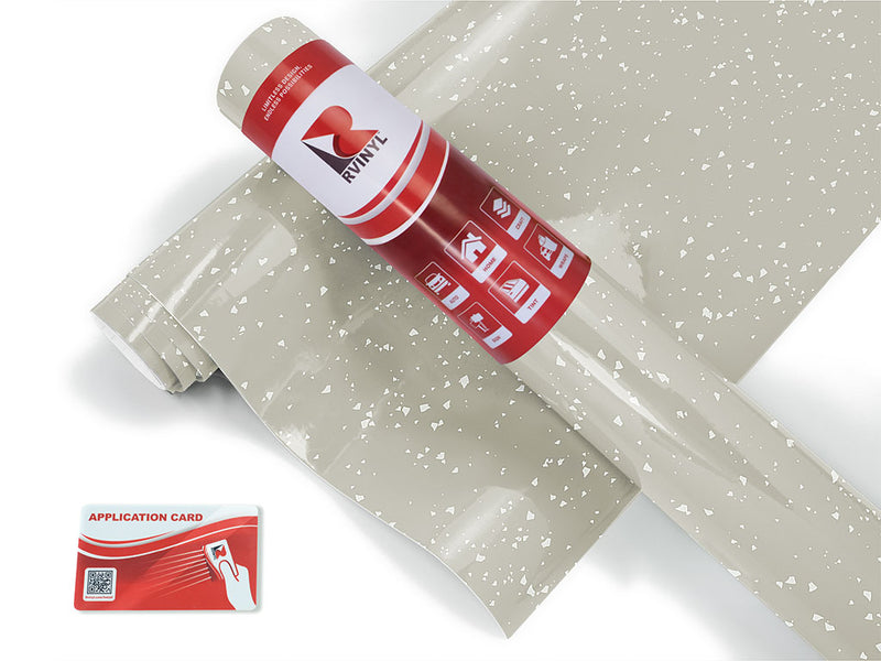 grigio terrazzo stone Craft Vinyl Roll