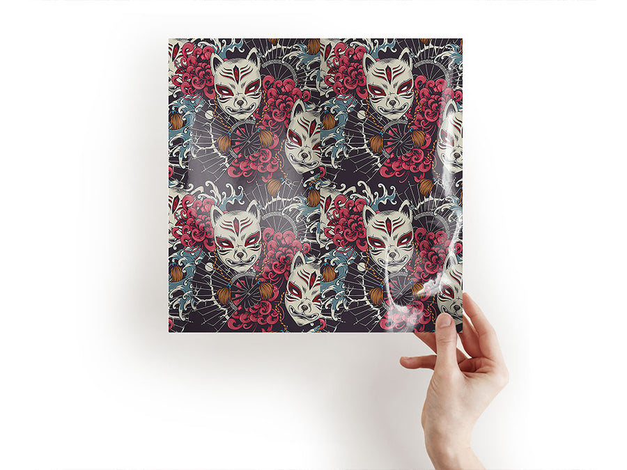 grinning kitsune japanese Craft Sheets