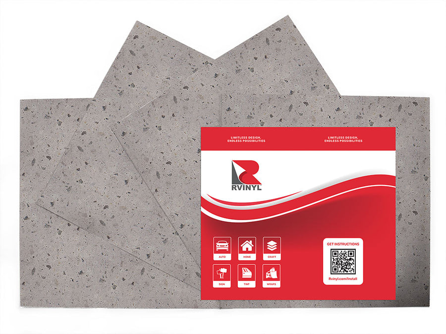 gris adoquin stone Craft Vinyl Sheet Pack