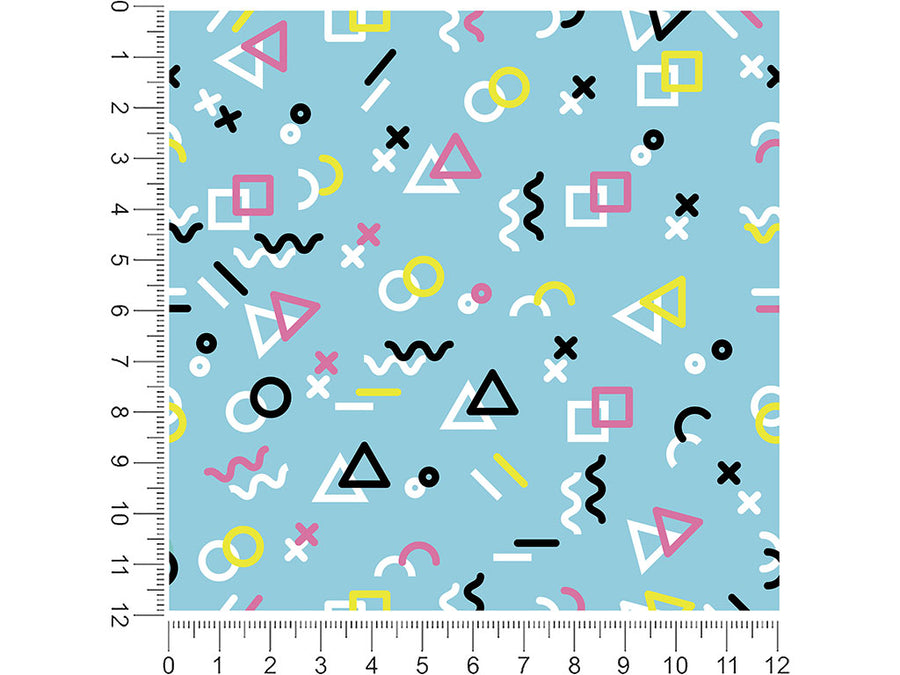 groovy baby abstract geometric 1ft x 1ft Craft Sheets