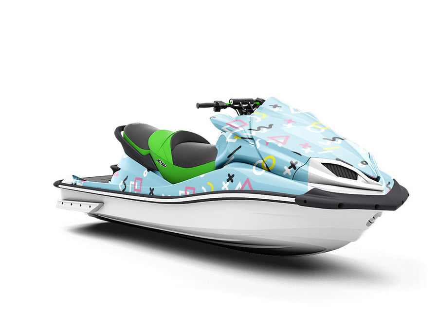 Groovy Baby Abstract Jet Ski Vinyl Customized Wrap