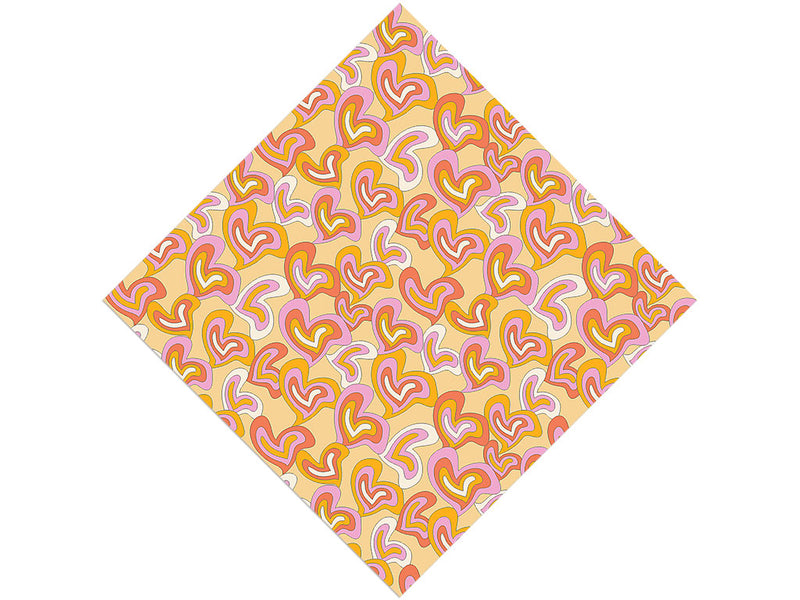 Groovy Baby Heart Vinyl Wrap Pattern
