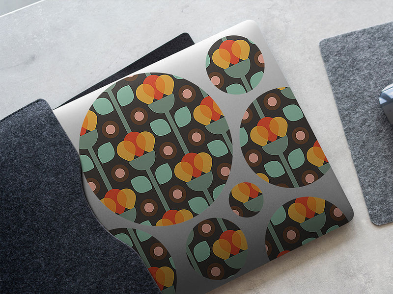growing love retro DIY Laptop Stickers